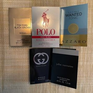 Mens Designer Fragrance Sampler Set